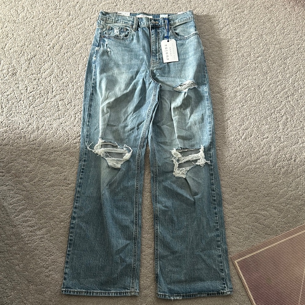COPY - Eunina jeans skater girl wide leg and rips